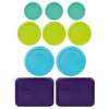 Pyrex (3) 7202-PC 1 Cup Green (3) 7200-PC 2 Cup Green Edamame (2) 7201-PC 4 Cup Surf Blue (2) 7210-PC 3 Cup Plum Purple Replacement Food Storage Lids Made in the USA