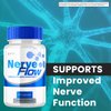 (3 Pack) Nerve Flow Capsules, Official Nerve Flow Pills Made with All Natural Ingredients, Maximum Strength NerveFlow Sciatic Support Supplement with Advanced Vitamins for Women & Men (180 Capsules)