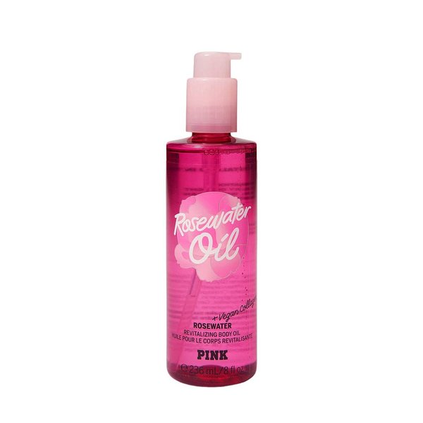 Victoria's Secret Pink Rosewater Soothing Body Care Body Oil 8 oz. (Rosewater)