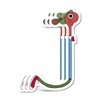 MrMint Stickers Lowly The Worm Fanart Car Decals (3 Pcs/Pack) 3x4 Inch