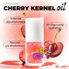 Lamel Hydrating Lip Oil LET`S GLAZE - Hydrating Lip Gloss Flavoring Oil - Fat Oil Lip Gloss - Hydrating Lip Oil Treatment - Plumping Lip Oil Gloss - Clear Lip Gloss - №402 Strawberry Jam