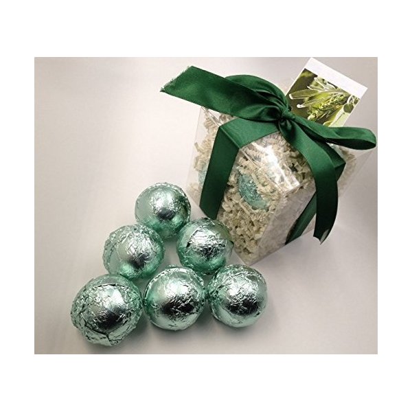 LEMONGRASS & SAGE GIFT SET with 6 Bath Bomb Fizzies with Shea, Mango & Cocoa Butter, Ultra Moisturizing (14 Oz) Great for Dry Skin, All Skin Types (Lemongrass & Sage)