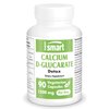 SuperSmart - Calcium D-Glucarate 1500mg per Day (High Strength) - Calcium Supplement | Non-GMO & Gluten Free - 90 Vegetarian Capsules