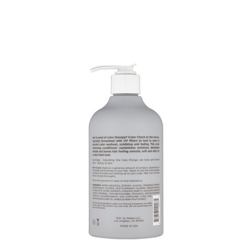 Hairitage Color Check Moisturizing Conditioner - UV Protection for Color Treated Hair - Prevent Color Washout + Fading - Forumated with Elderberry + Passionfruit Seed Oil, 13oz