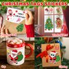 Christmas Stickers Crafts for Kids Classroom: 24 Sheets Make Sticker Yourself Christmas Santa Snowman Stickers for Kids Christmas Crafts Party Supplies Holiday Stickers Bulk Classroom Activities