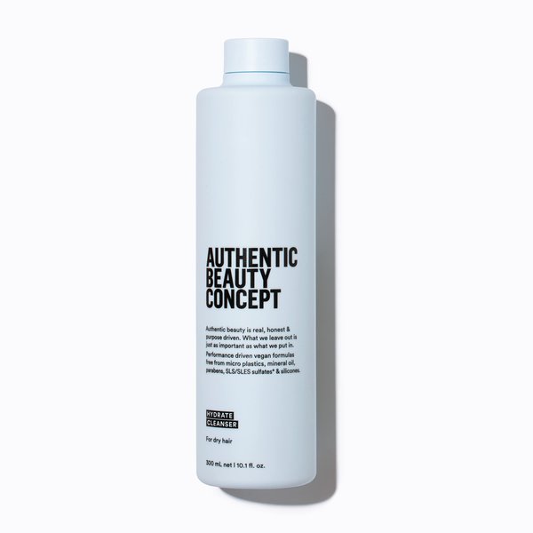 Authentic Beauty Concept Hydrate Cleanser | Moisturizing Cleansing Shampoo | Normal To Dry or Curly Hair | Vegan & Cruelty-free | Sulfate-free | 10.1 fl. oz.