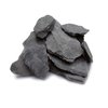 Natural Slate Stone 1 to 3 Inches - USA Sourced and Packaged for Aquascaping Aquariums, Terrariums, Paludariums, Reptile Enclosures, Wargaming, Models, Mosaic Art, Miniature Fairy Gardens (2lbs Grey)