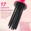 Curling Roll Comb,Curly Hair Styler Tool,Curly Hair Brush Styling Tool, Air Volume Comb, Hair Fluffy Curling Roll Comb, Lift, Direct & Add Volume To Curly Hair