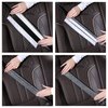 SONAICHTE Car Seat Belt Pads - Seatbelt Covers Seat Belt Cover Pad Car Accessories for Women Interior - Seat Belt Protector Adult Car Decor Seatbelt Cushion 2 Pack Black 15.5in