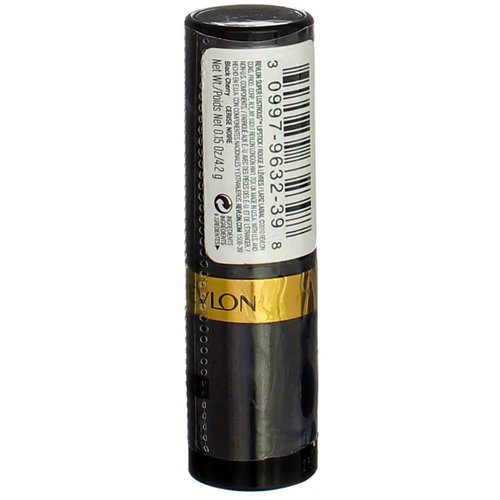 Revlon Super Lustrous Lipstick, Black Cherry [477] 0.15 oz (Pack of 10)