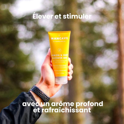 ManCave Natural Lemon & Oak Shower Gel 200ml