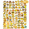 100 PCS Taco Bout Love Birthday Party Decorations Favors Supplies Temporary Tattoos Decor Mexican Fiesta Taco Twosday Tuesday Stickers For Boys Girls Gift School Prizes Rewards