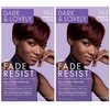SoftSheen-Carson Dark and Lovely Fade Resist Rich Conditioning Hair Color, Permanent Hair Color, Up To 100 percent Gray Coverage, Brilliant Shine with Argan Oil and Vitamin E, Crimson, 2 Count