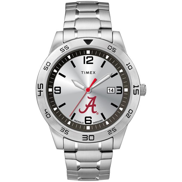 Timex Tribute Men's Collegiate Citation 42mm Watch – Alabama Crimson Tide with Stainless Steel Expansion Band