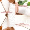 Hair Net 100Pcs 20Inch Packed Individually High Elastic Nylon Edge Invisible Hair Nets for Women Buns Food Service Dancer Cooking Wigs(Brown)