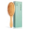 Generic AYCBNB Bamboo Hair Brush,Paddle Detangling Brush, Scalp Massage Hair Growth Brush, Anti-static Comb, for Women&Men,for Wet Dry Curly Thick Straight Hair