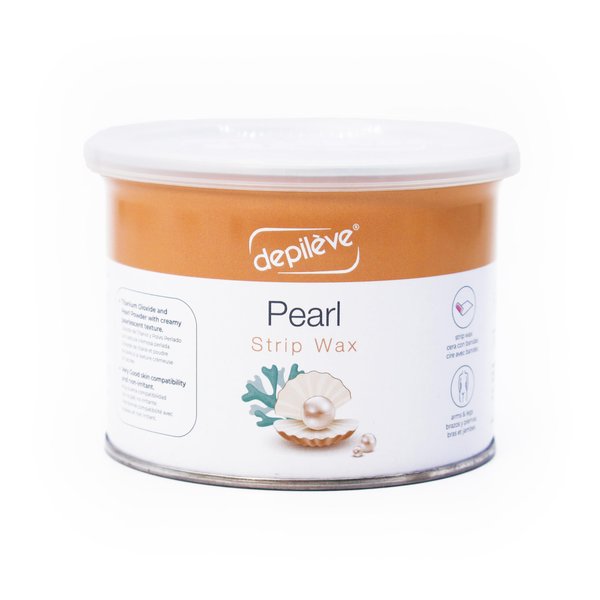 Depileve Hair Removal Wax - Pearl Rosin Full-Body Wax - Ideal for Dry, Flaking Skin - Soft and Gentle Waxing Pearls - Moisturizing Strip Wax - 14 oz