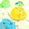 200ML Cloud Slime Dinosaur Snow Slime Mixed Color for Kids Party Favors, Girls Boys Scented 7OZ Cloud Slime Stress Relief DIY Toy