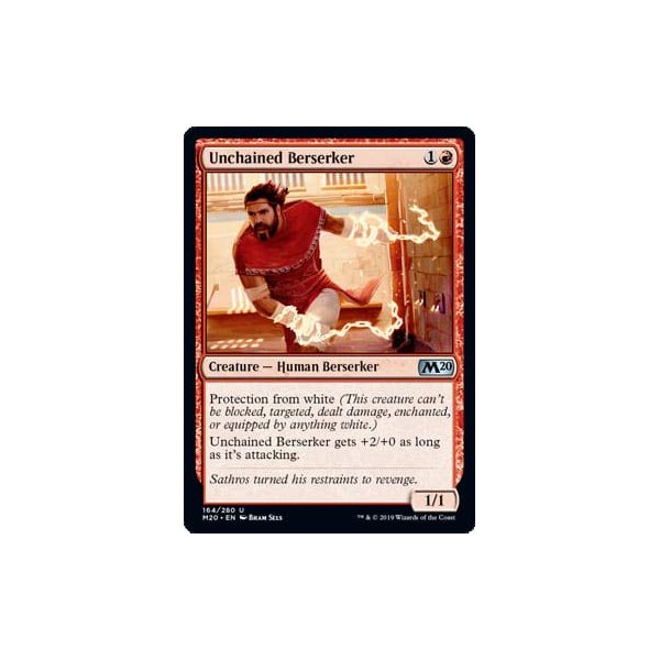 Magic: The Gathering - Unchained Berserker - Foil - Core Set 2020