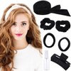 Heatless Hair Curlers Heatless Curls To Sleep In Overnight Heatless Curling Rod Headband Velour No Heat Hair Curlers Headband Soft Cotton Hair Rollers Curling Ribbon Rods for Long Hair