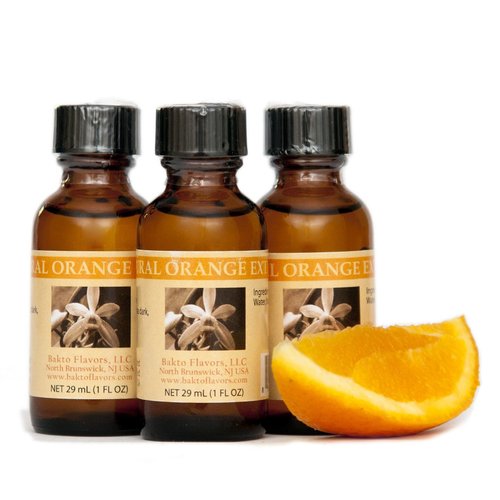 Bakto Flavors - Natural Orange Extract - 4 FL OZ