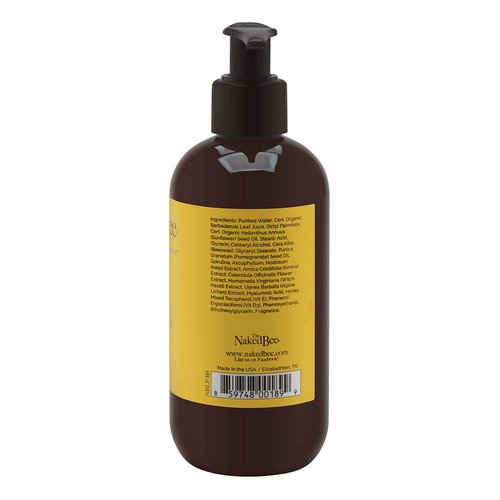 The Naked Bee Moisturizing Hand & Body Lotion, 8 Fl Oz, Pomegranate & Honey