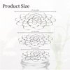 Flower Arrangement Holder, 3Pcs Reuseable Floral Grid Flower Frog Wire Arranger Twist for Vase Floral Stems Bouquets Plant Fixation