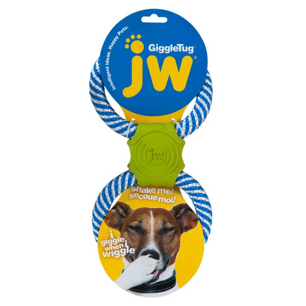 JW Pet Giggle TUG Dog Toy