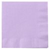 Creative Converting Touch of Color 2-Ply 50 Count Paper Beverage Napkins, Luscious Lavender