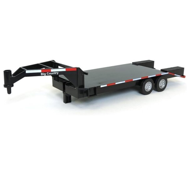 Big Country Toys Flatbed Trailer with Gooseneck Trailer Hitch, Fun Add-On for Farm Toys & Toy Trucks…
