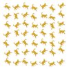 PINKAAJ Set of 100 Cat Confetti, Glitter Cat Paper Scatter, Cat Birthay Party Confetti, Cat Smash Cake Decor, Pet Cat Birthday Party Decor, Kitty Birthday Party Supplies (GOLD)