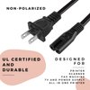 DIGITMON Replacement 2-Prong AC Power Charger Cord Cable for Apple TV 4th Generation 64GB Digital HD Media Streamer MLNC2LL/A