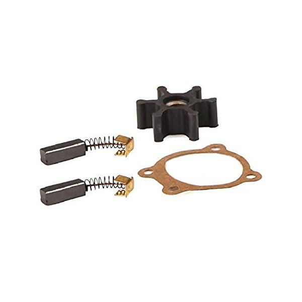 Utility Pump Replacement Carbon Brushes,Impeller,Shaft Seal Part for Trupow Water Transfer pump PAS-30A (1 Set)