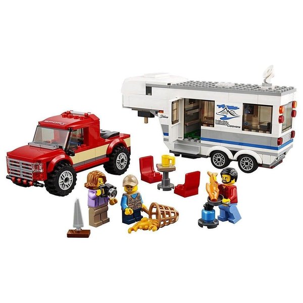 LEGO City Pickup & Caravan 60182 Building Kit (344 Pieces)