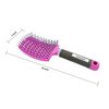 Zabolight Vent Hair Brush Vented Detangling Hair Brush for Thick Long Curly Hair, Curved Fast Blow Drying Brush for Women & Men (Pink)