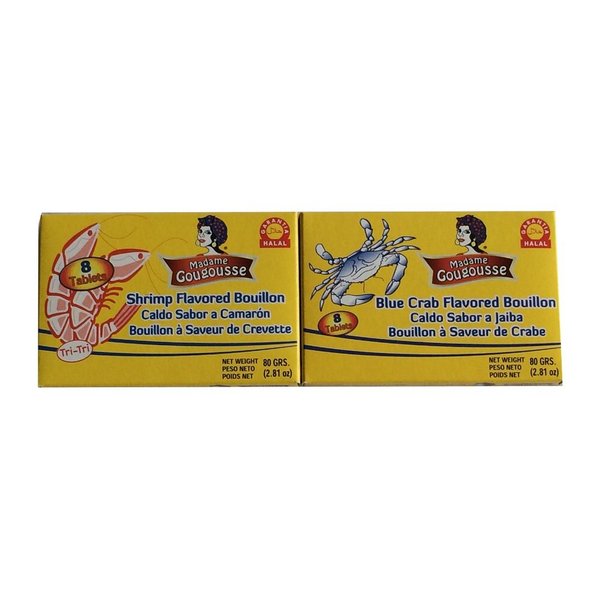 Madame Gougousse Shrimp & Blue Crab Bouillon Pack of 2