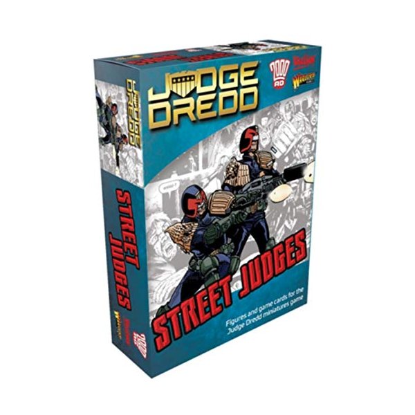 Warlord Judge Dredd Street Judges Figures for The Judge Dredd Miniatures Table Top War Game 652210107, Unpainted