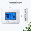 Non Programmable Thermostat for Home - Multi Stage 2H/2C, with Large LCD Display of Room Temperature and Humidity