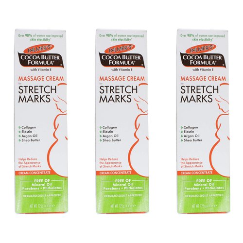 Palmer's Cocoa Butter Formula Massage Cream for Stretch Marks, 4.4 Ounce (Pack of 3)