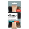 Diane Diane firm reinforced boar and nylon bristle, curved, two-sided, military style, wave mens hair brush, d1006