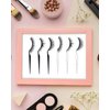 Liobelon 20 Pieces False Eyelashes Display Stick, 3d Eyelashes Applicator Tool, Acrylic Eyelash Display Holder, Eye Lashes Try On Sticks, Planting Grafted Fake Lash Holders Supplies, Transparent