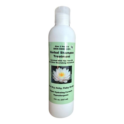 Aim 2 Health Herbal Shampoo Treatment With 5% Urea 8 oz Natural Moisturizing Shampoo