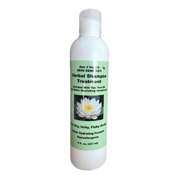 Aim 2 Health Herbal Shampoo Treatment With 5% Urea 8 oz Natural Moisturizing Shampoo