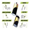 Kasher’s Classic Lighter Tool- Lightweight & Multi Tool Accessory for Lighters - Suitable to use as Pipe Cleaner, Cutter, etc (Without Lighter, Green)