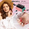 PHOENIXY Gel Nail Polish 15 Pcs Gel Nail Kit Base Coat Glossy Matte Top Coat Nail Polish Kit Gifts for Women