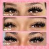 Focipeysa Fluffy Lash Clusters 100D Eyelash Clusters 10-18mm Fluffy Volume Individual Lashes D Curl Cluster Eyelash Extensions DIY Lash Extension for Beginners