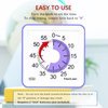 TimeLumi 60-Minute Visual Timer for Kids, Time Management Tool Study Classroom Timer, Home Edition Silent Countdown Timer for Toddler, Teachers and Adults (Purple)