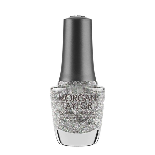 Morgan Taylor Nail Lacquer (Am I Making You Gelish?) Silver Nail Polish, Finger Nail Polish, Long Lasting Nail Polish, Glitter Nail Lacquer, Finger Nail Polishes, 5 ounce