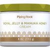 Piping Rock Manuka Honey Cream | with Royal Jelly | 4 oz | Hydrating Moisturizer for face & Skin | Non-GMO and Gluten Free