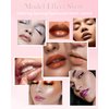 Pink Glitter Matte Lipstick,Long Lasting Waterproof Shiny Lip Gloss,Diamond Metallic Sparkling High Pigment Non-Stick Cup Lip stain Tint, Full-Coverage Lip Balm Lip Makeup,Gift for Women Girl-01